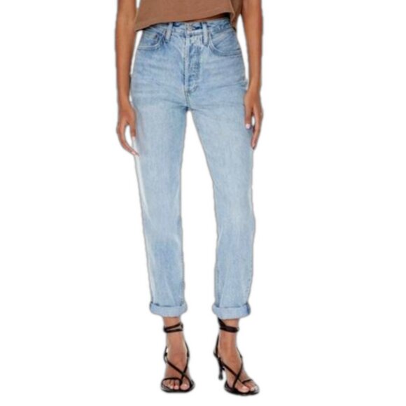 Aritzia - Denim Forum The Boyfriend High Rise Loose 28l size 27 - Picture 1 of 14